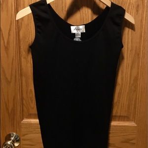 Arianna black stretch tank. New w/ tags.
